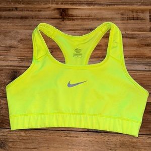 SOLD Nike Dri-Fit Sports Bra. Neon yellow. Medium